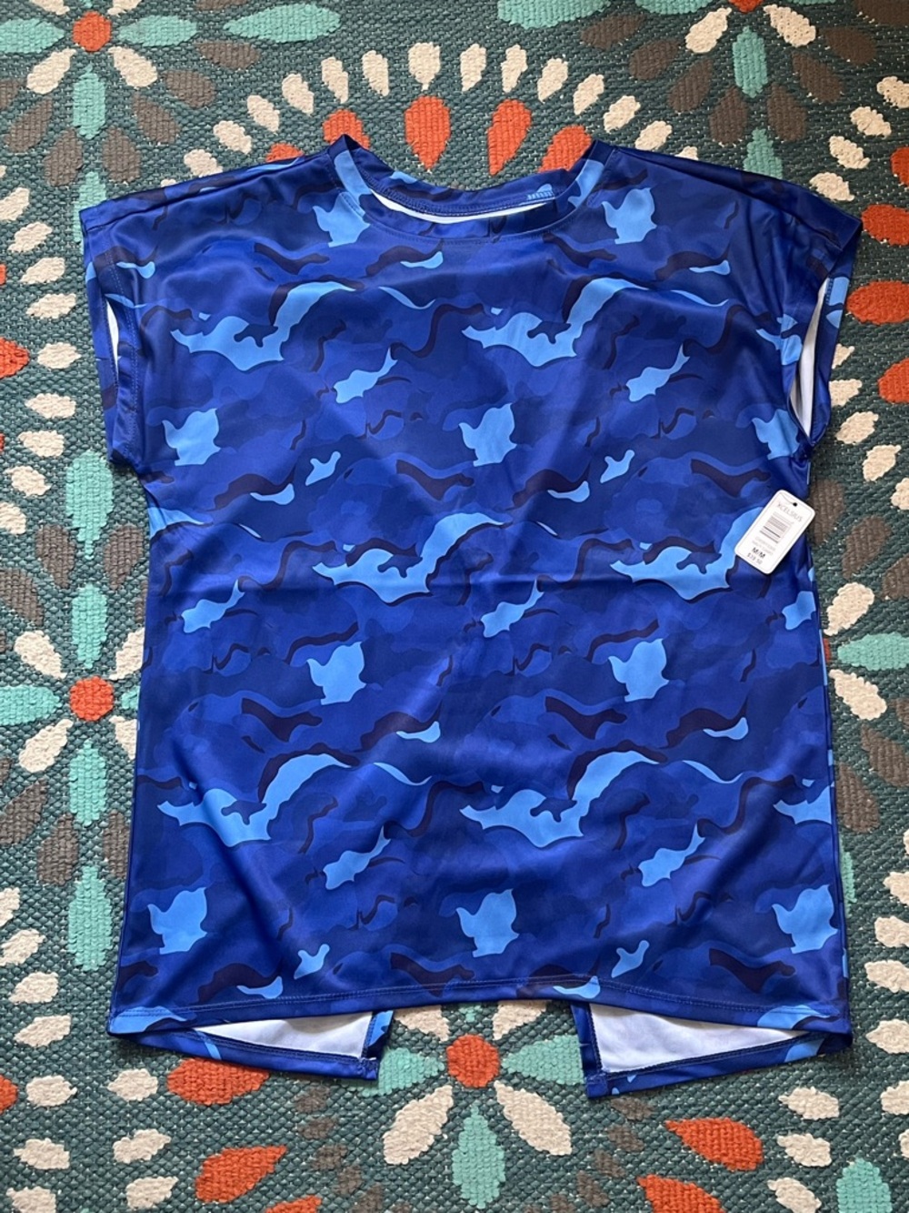 XCelsiusActive NWT Sleeveless Blue Camo Top